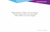Wireless Site Surveys: The Secret to Great WLAN · PDF fileWireless Site Surveys: The Secret to Great WLAN Coverage. Page 2 What do building materials like rebar and chicken wire have