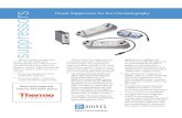 Eluent Suppressors for Ion Chromatography · PDF filesuppressors Eluent Suppressors for Ion Chromatography Dionex introduced suppression ... regeneration Columns: all anion exchange