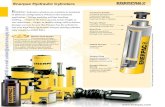 Enerpac Hydraulic Cylinders - Spectrum  · PDF fileEnerpac Hydraulic Cylinders Hydraulic Technology Worldwide Hardened Saddle prevents plunger from mushrooming and jamming in the