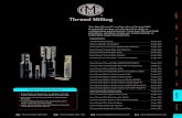 T-A & GEN2 T-A Thread Milling - Allied · PDF fileT-A & GEN2 T-A GEN3SYS APX Revolution & Core Drill ASC 320 Solid Carbide AccuPort 432 Criterion Thread Milling Special Tooling +44
