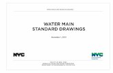 WATER MAIN STANDARD DRAWINGS - City of New Yorkwater main standard drawings november 1, 2010 the city of new york bureau of water and sewer operations department of environmental protection
