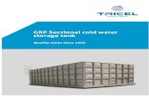 GRP Sectional water storage tank manual - Tricel Irelandie.tricel.eu/.../2017/03/Sectional-water-storage-tank-manual1.pdf · our installation and maintenance Instructions. Head Office