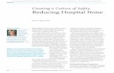 Creating a Culture of Safety Reducing Hospital Noisehealinghealth.com/downloads/HospitalNoise_BIT_SeptOct2012.pdf · Creating a Culture of Safety Reducing Hospital Noise Susan E.