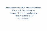 Food Science and Technology Handbook - tnffa.org Science.pdf · Packaging Food safety Formulation concepts Quality of presentation ... TENNESSEE FFA ASSOCIATION FOOD SCIENCE AND TECHNOLOGY