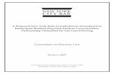 Committee on Election Law - New York City Bar · PDF fileI. INTRODUCTION The Special Committee on Election Law proposes a comprehensive amendment of the reapportionment and redistricting