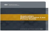 Australian Administrative Law Policy Guide - Sign In Pageworkspace.unpan.org/sites/Internet/Documents/Z6AU11 Australian... · 2012 Australian Administrative Law Policy Guide ... Public