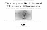 Orthopaedic Manual Therapy Diagnosissamples.jbpub.com/9780763755942/55942_VanderEl.pdf · Orthopaedic Manual Therapy Diagnosis SPINE AND TEMPOROMANDIBULAR JOINTS Aad van der El, BPE,