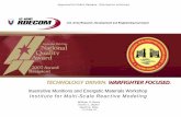 Insensitive Munitions and Energetic Materials Workshop ... · PDF file– “An Institute to advance the computational toolset for the IM modeling ... IM Advanced Smaller Munitions.