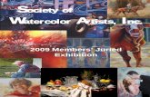 Society of Watercolor Artists, Inc. Society offiles.faso.us/24297/1698.pdf · Society of Watercolor Artists, Inc. Society of Members’ Juried Show October 5 - November 29, 2008 Society