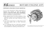ROTARY ENGINE 49PI - Hobbico, Inc.manuals.hobbico.com/osm/rotary49pi-manual.pdf · operate your engine, ... ROTARY ENGINE 49PI ... conventional reciprocating engine, the Wankel motor