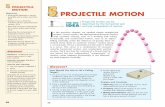 MOTION PROJECTILE MOTION - Lackawanna Middle · PDF filemotion—linear motion. We distinguished between motion with constant velocity, ... CHAPTER 5 PROJECTILE MOTION 69 5.1 Vector