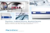 Systec Laboratory  · PDF file  – 2 – 02/2017 Systec Performance and competence. Experience counts We only make two things. Laboratory autoclaves and devices for