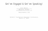 Get'em Engaged & Get'em Speaking.docx - WikispacesTeacher create sets of cards (for example, one card with TL vocab word, one card with the English word, and one card with a picture