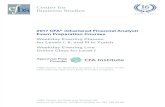 2017 CFA (Chartered Financial Analyst) Exam Preparation ... · PDF file2017 CFA® (Chartered Financial Analyst) Exam Preparation Courses Weekday Evening Classes for Levels I, II, and