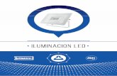 ILUMINACION LED -  · PDF filecatalogo general ·   · iluminacion led 3 pantalla luminosa led marco cromado para panel led kit para colgar panel led 31665 31660 31661