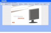 Philips LCD Monitor Electronic User’s Manual · PDF fileCitiţi şi respectaţi aceste instrucţiuni la conectarea şi utilizarea monitorului pentru calculator: ... Consultaţi un