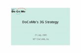 DoCoMo’s 3G Strategy - · PDF fileInfrared Contactless IC Barcode Reader Communications Infrastructure Communications Infrastructure IT InfrastructureIT Infrastructure FOMA Service