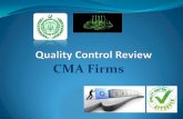 CMA Firms - ICMA PAKISTAN · PDF fileICMAP QCD History QCR Requirements QCR Objectives Features of Quality Audit ICMAP QCR Program Audit Practice Manual Start-up Approach to QCR