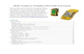 SFSU Guide to Trimble GPS with Terrasynconline.sfsu.edu/jerry/field/TrimbleGPS_wTerraSync.pdf · 1 SFSU Guide to Trimble GPS with Terrasync This Guide provides the essentials for