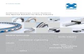Antifriction Bearings, Linear · PDF fileAn invention prevails. Antifriction Bearings, Linear Systems The Special Solution for Every Industry Medical technology computer tomography