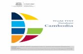 World TVET Database Cambodia - UNESCO- · PDF fileThese courses are short-term lasting from one to four months and ... approved the Cambodian NQF in 2012. ... World TVET Database Cambodia