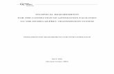 TECHNICAL REQUIREMENTS FOR THE CONNECTION · PDF filetechnical requirements for the connection of generation facilities to the hydro-quÉbec transmission system supplementary requirements