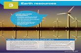 3 Earth resources - Green Cross Australia - Future · PDF file3 Earth resources † describe the Earth’s major resources, such as soils, air, rocks, water, ... Replacing animals