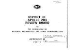 REPORT OF APOLLO 204 REVIEW BOARD - History Home · PDF fileREPORT OF APOLLO 204 REVIEW BOARD . TO ... module (LIM) is carried on ... Line 7, "second Quarter of" instead of "2nd quarter