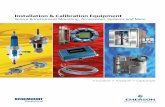 Installation & Calibration Equipment -  · PDF fileINSTALLATION & CALIBRATION EQUIPMENT Emerson Process Management offers a variety of Rosemount Analytical accessories to fit