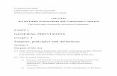 PART I GENERAL PROVISIONS Chapter 1 Purpose, principles ... · PDF fileChapter 1 Purpose, principles and definitions Section 1 Purpose of the Act (1) ... to the marketing of products