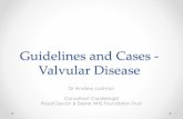 Guidelines and Cases - Valvular Disease - Splashbjcahorizons.com/file/repository/Resources/Andrew_Ludman.pdf · Guidelines and Cases - Valvular Disease ... • Brief overview of valvular