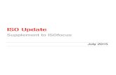 ISO Update · PDF fileISO Update, Supplement to ISO Focus -- July 2015 1. ... ISO/CD 7787-3 Dental rotary instruments — Cutters — Part 3: ... ISO Update, Supplement to ISO