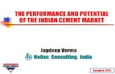 THE PERFORMANCE AND POTENTIAL OF THE INDIAN · PDF fileTHE PERFORMANCE AND POTENTIAL OF THE INDIAN CEMENT MARKET ... Raw Mill VRM (Vertical Roller Mill) Gebr Pfeiffer, ThyssenKrupp,