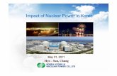 Impact of Nuclear Power in Korea - International Atomic ... · PDF fileImpact of Nuclear Power ... Architecture Sheet 1,099 36,205 809 29,724 ... Cable Tray m 83,138 96,952 Conduit