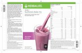 Formula 1 Nutritional shake mix - edge. · PDF fileFormula 1 Nutritional shake mix Zamjenski obrok za kontrolu tjelesne težine Bez umjetnih sladila i bojila 2 1 0 0 H R L2100HR-01