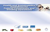 Health and Sustainability Guidelines for Federal ... · PDF fileHealth and Sustainability Guidelines for Federal Concessions and Vending Operations