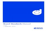 Brand Standards Manual - American Institute of · PDF fileAIAA Brand Standards Manual | 2 Table of Contents AIAA Brand Management 3 The Signature 6 ... Trade Show Exhibits 72 Trade
