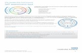 The Leadership Framework Self assessment · PDF fileLeadership Framework: Self assessment tool ... own learning and development by allowing you to reflect on which areas of the leadership