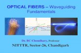 OPTICAL FIBERS Waveguiding Fundamentals - · PDF fileOptical Fiber Wave guiding To understand transmission mechanisms of optical fibers with dimensions approximating to those of a