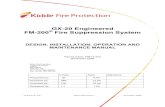 GX-20 Engineered FM-200 Fire Suppression System SXEDIASHS SYSTHM… ·  · 2010-01-26FM-200® Fire Suppression System DESIGN, INSTALLATION, OPERATION AND MAINTENANCE MANUAL Part