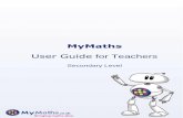 MyMaths · PDF fileMonitoring homework ... and other learning tools that are available on the site as well as showing you how to set homework for your