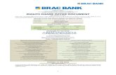 Rights Share Offer Document 2014 - BRAC Bank Limited Share... · BRAC Bank Limited is a public listed scheduled bank categorized in private sector and established under the ambit