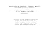 Notification on the Good Laboratory Practice for ... · PDF fileNotification on the Good Laboratory Practice for Agricultural Chemicals (The notification from the Director-General