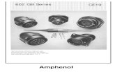 602 GB Series CE19 - Amphenol · PDF file602 GB Series CE19 High temperature Miniature Bayonet Lock Connectors with rear insertable, rear release ... 6020 - 00E 6027 07E - 05EG - 188
