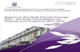 Report on the Draft Climate Change Plan - the Draft Third ... · PDF fileCarbon assessment training ... Report on the Draft Climate Change Plan - the Draft Third Report on Policies