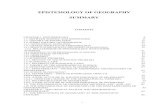 EPISTEMOLOGY OF GEOGRAPHY SUMMARYdoctorat.ubbcluj.ro/sustinerea_publica/rezumate/2010/geografie/... · EPISTEMOLOGY OF GEOGRAPHY SUMMARY ... RESEARCHES 288 ... interdisciplinary and