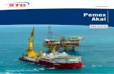 Pemex · PDF fileThe scope included: - Pipelay and topsides brownfield EPCIC contract awarded by Pemex: Akal 529-12 - 3 x short 24” pipelines in ~ 50 msw and associated topsides