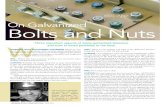 On Galvanized Bolts and nuts - Applied Bolting Technology ... · PDF fileOn Galvanized Bolts and nuts ... stand that there is a reason for the color on the nuts, ... rust. Galvanized