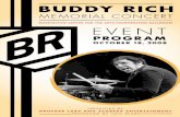 MEMORIAL CONCERT - Cygnus-X1. · PDF fileThis is the 11th Buddy Rich memorial concert. ... funky grooves drive the Red Hot chili peppers with incessant ... “Under The Bridge,”