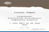 AER issues paper - TasNetworks electricity distribution ... - Issues paper...  · Web viewTasNetworks electricity distribution regulatory proposal ... Under the NER, we assess ...